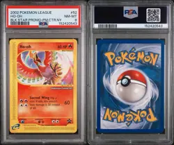 Pokemon TCG Ho-Oh Pokemon League Promo Black Star 52 PSA 8 - Image 3