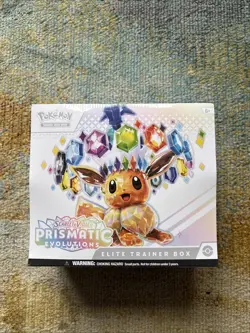 Pokemon Prismatic Evolutions ETB Elite Trainer Box TCG new sealed - Image 1