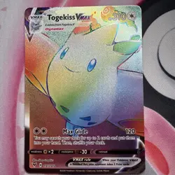 Pokemon Togekiss VMAX 191/185 Swsh04: Vivid Voltage Secret Rare Full Art Holo - Image 1