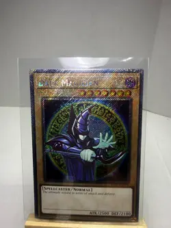 Yu-Gi-Oh! TCG Normal Dark Magician Yami Yugi Platinum Secret Rare - Image 5