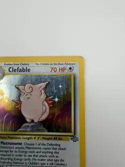 Clefable 1/64 Jungle Holo Rare Pokemon Card WOTC Vintage 1999 - Image 5