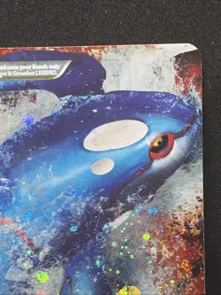 Pokemon TCG Card Kyogre and Groudon Legend Top 87/90 HGSS Undaunted Holo LP/EXC - Image 3
