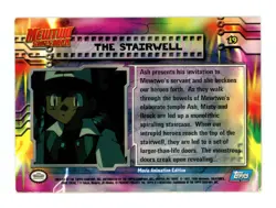 Pokemon Card - The Stairwell #19 - Topps - Mewtwo Strikes Back - Blue Logo - Image 2