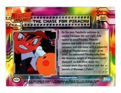 Pokemon Card - The Chase for Pikachu #28 - Topps - Mewtwo Strikes Back - Image 2
