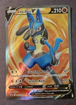 Lucario V SWSH213 Promo SWSH: Sword & Shield Promo Cards NM Fast Shipping - Image 1