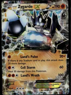 Zygarde EX Shiny Promo XY Promos XY151 Fighting Holo Pokemon Card - Image 1