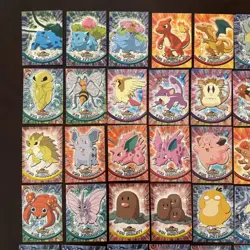 65 Pokemon Card Lot Topps 1999 TV Animation Charizard Non-Holo TCG Vintage 1999 - Image 2