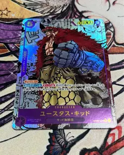 Eustass Captain Kid OP05-074 Comic Parallel Manga Alt Art One Piece Card Used JP - Image 1