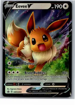 Eevee V Promo SWSH: Sword & Shield Promo Cards SWSH065 NM - Image 1