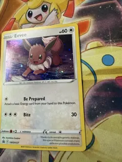 Eevee SWSH127 SWSH: Sword & Shield Promo Cards Holo - SWIRL NM - Image 2