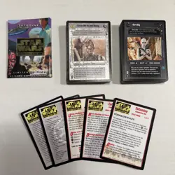 Decipher Star Wars CCG Tatooine Near Complete Set 83/90 Cards No AIs NM - Image 1