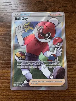 Pokemon Ball Guy 065/072 Full Art SWSH - Shining Fates NM/M - Image 1