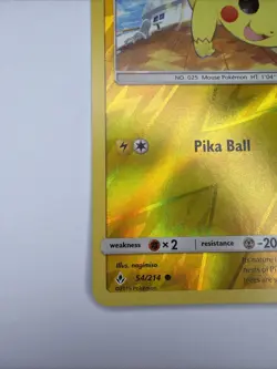 Pikachu 54/214 Sm-Unbroken Bonds Reverse Holo - Pokemon Card NM - Image 4