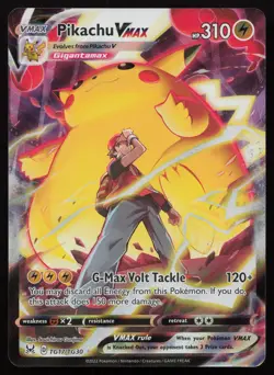 Pikachu VMAX TG17/TG30 Holo Lost Origin Trainer Gallery Pokemon English NM - Image 1
