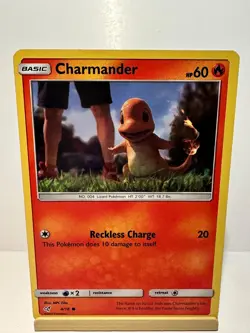 Charmander 4/18 Common Detective Pikachu Pokemon Lightly Played - Image 1