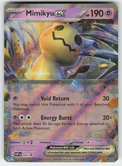 Mimikyu ex 004 Holo Promo Scarlet & Violet Promo Pokemon Near Mint - Image 1