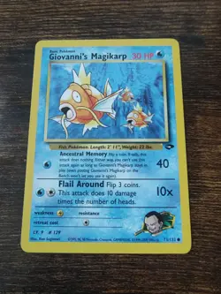 Pokemon Gym Challenge Giovanni's Magikarp 73/132 Unlimited - Image 1