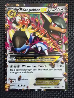 Mkangaskhan Ex 79/106 NM – Flashfire - Pokemon TCG 2014 - Image 1