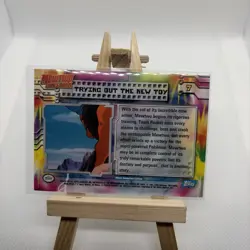 Topps Pokemon Mewtwo Strikes Back Trying Out The New Toy Holo Foil - Image 2