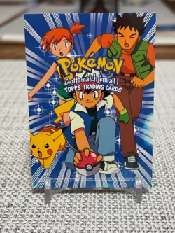 1999 Topps Pokemon The First Movie #CL (Checklist) Blue Logo NM - Image 1