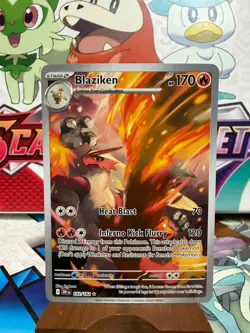 Blaziken 192/182 Illustration Rare - Destined Rivals - Pokemon TCG - SHIPS FAST - Image 1