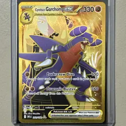 Cynthia's Garchomp ex - 241/182 - Destined Rivals - Gold Full Art - Pokemon TCG - Image 1