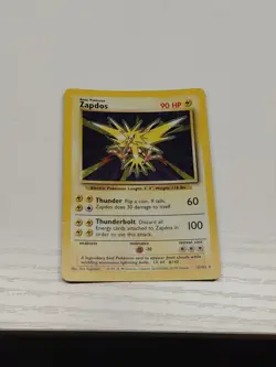 Pokemon TCG Zapdos Base Set 16/102 Holo 1999-2000 Wizards Base Set Copyright... - Image 1