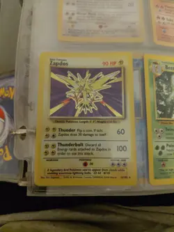 Pokemon TCG Zapdos Base Set 16/102 Holo 1999-2000 Wizards Base Set Copyright... - Image 2