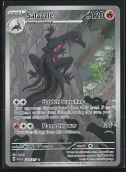 Salazzle 224/217 Illustration Rare Ascended Heroes Pokemon NM - Image 1