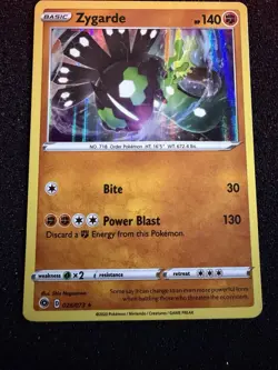Zygarde 2020 Pokemon Sword Shield Holo 028/073 - Image 1