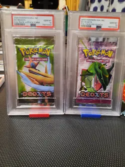 Pokemon PSA 10 Gem Mint EX Deoxys Graded Booster Pack art set - all 4! - Image 4