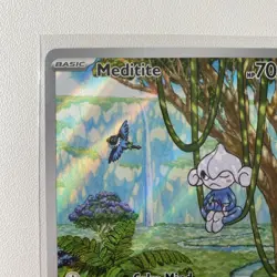 Meditite 153/142 Illustration Rare Pokemon TCG SV07: Stellar Crown - Image 2