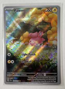 Pawmi 226/091 Paldean Fates - Illustration Rare, Full Art, Holo | Pokemon TCG - Image 1
