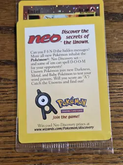 Pokemon Wotc Black Star Promo #34 Sealed ENTEI Ships Fast - Image 5