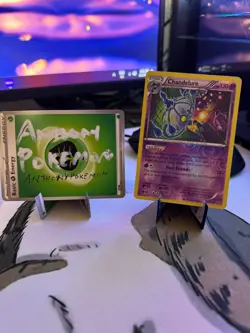 Pokemon TCG Chandelure 50/114 Reverse Holo Steam Siege NM - Image 1