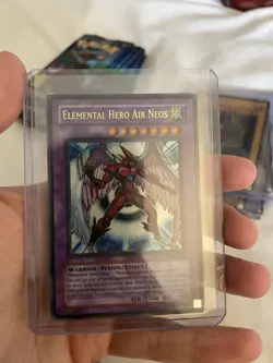 YUGIOH NM ELEMENTAL HERO AIR NEOS ULTRA RARE STON-EN034 - Image 1