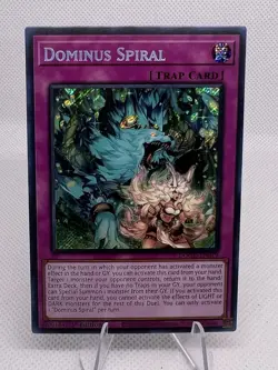 Yugioh 1x Dominus Spiral DOOD-EN079 1st Edition Secret Rare Near Mint - Image 1