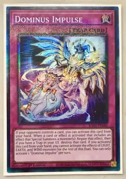 Yugioh Dominus Impulse RA05-EN080 Collector's Rare 1st Edition - Image 1