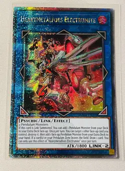 Heavymetalfoes Electrumite Quarter Century Secret Rare NM Yugioh RA04-EN292 - Image 1