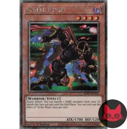 Yugioh Strike Ninja RA03-EN131 Platinum Secret Rare 1st Edition NM - Image 1