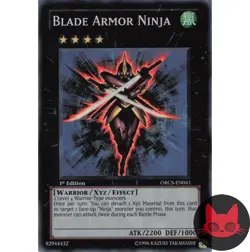 Yugioh Blade Armor Ninja ORCS-EN041 Super Rare 1st Edition NM - Image 1