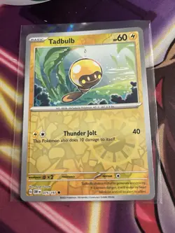 Tadbulb - 075/197 (Reverse Holo Foil) Common Obsidian Flames Pokemon Card - Image 1