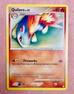 Quilava | 60/123 | DP Mysterious Treasures | 2007 Pokemon Card Uncommon | LP - Image 1