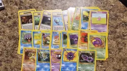 Lot Of 89 Vintage Pokemon Cards Fossil Set. All Played. 21 Different Cards - Image 1