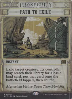 Path to Exile (Showcase) Thunder Junction Foil Rare #6 NM MTG - Image 1