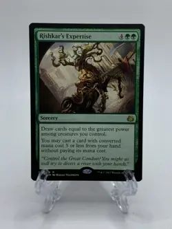 Rishkar's Expertise - Aether Revolt - MTG - Rare - Magic The Gathering - Image 1