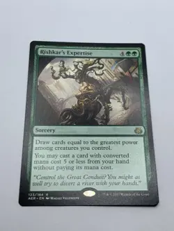 Rishkar's Expertise - Aether Revolt - MTG - Rare - Magic The Gathering - Image 2