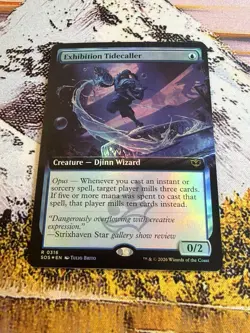 Exhibition Tidecaller - Foil - Extended Art Secrets of Strixhaven MTG - Image 3