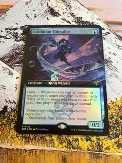 Exhibition Tidecaller - Foil - Extended Art Secrets of Strixhaven MTG - Image 4