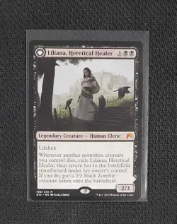 MTG ORIGINS LILIANA, HERETICAL HEALER // LILIANA, DEFIANT NECROMANCER NM - Image 1